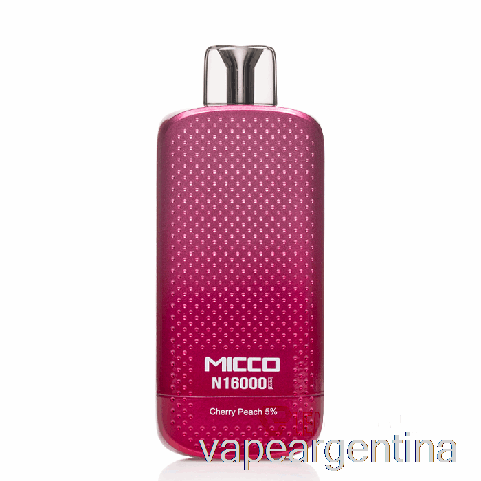 Vaporizador Desechable Horizontech Micco N16000 Cereza Melocotón Argentina